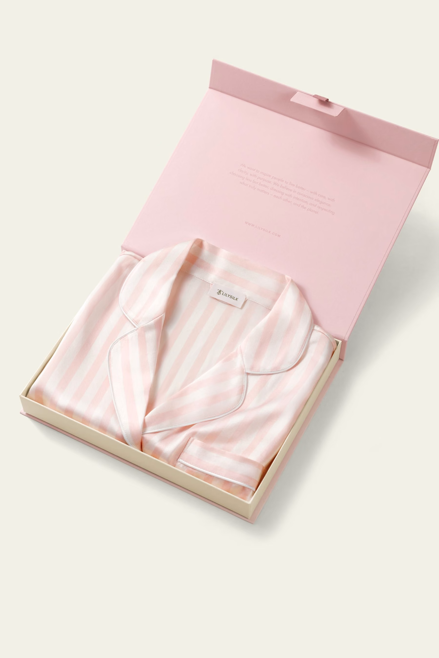 Valentinstags Rosy Stripe Schlafsanctuary Set