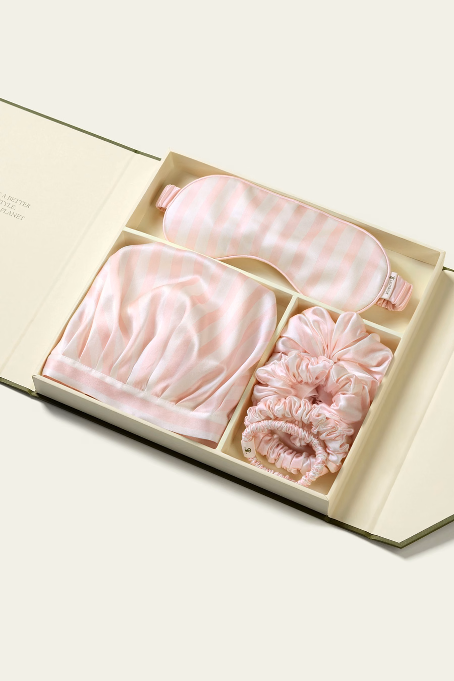 Valentinstags Rosy Stripe Schlafsanctuary Set