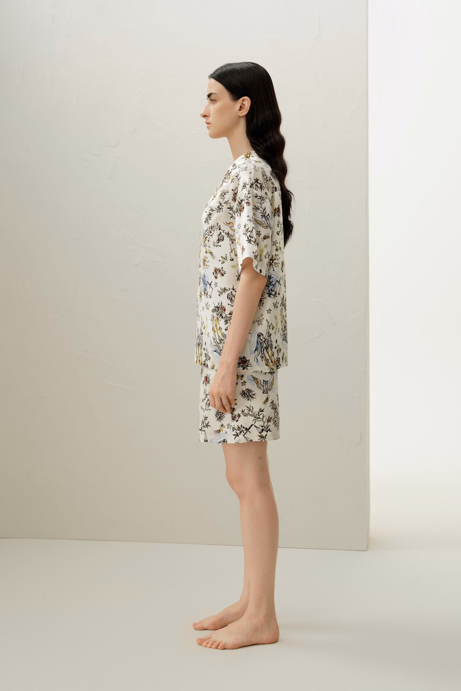Libra Zodiac Short Silk Pajama Set