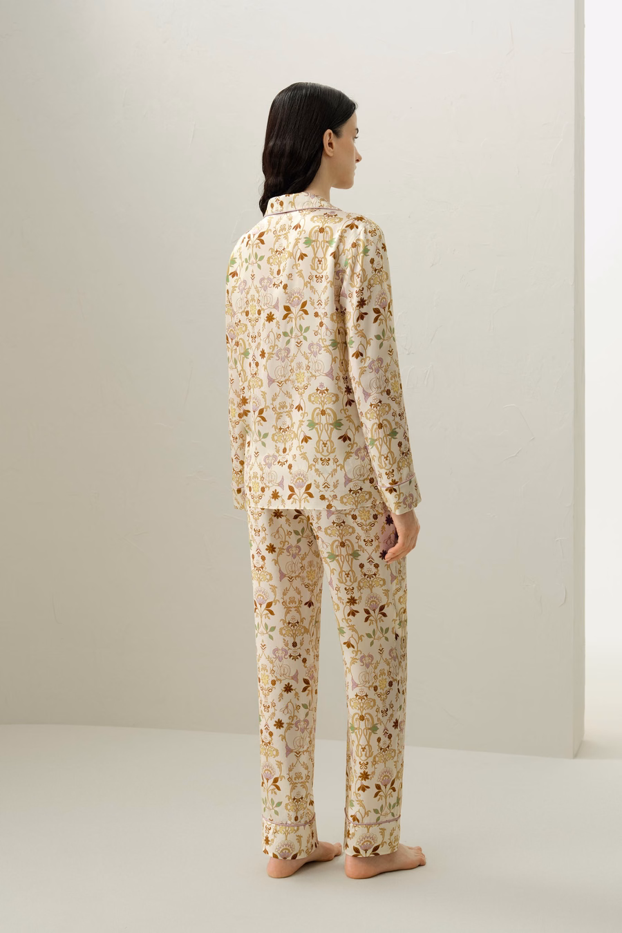 Steinbock Zodiac Klassiker Seiden-Pyjama-Set
