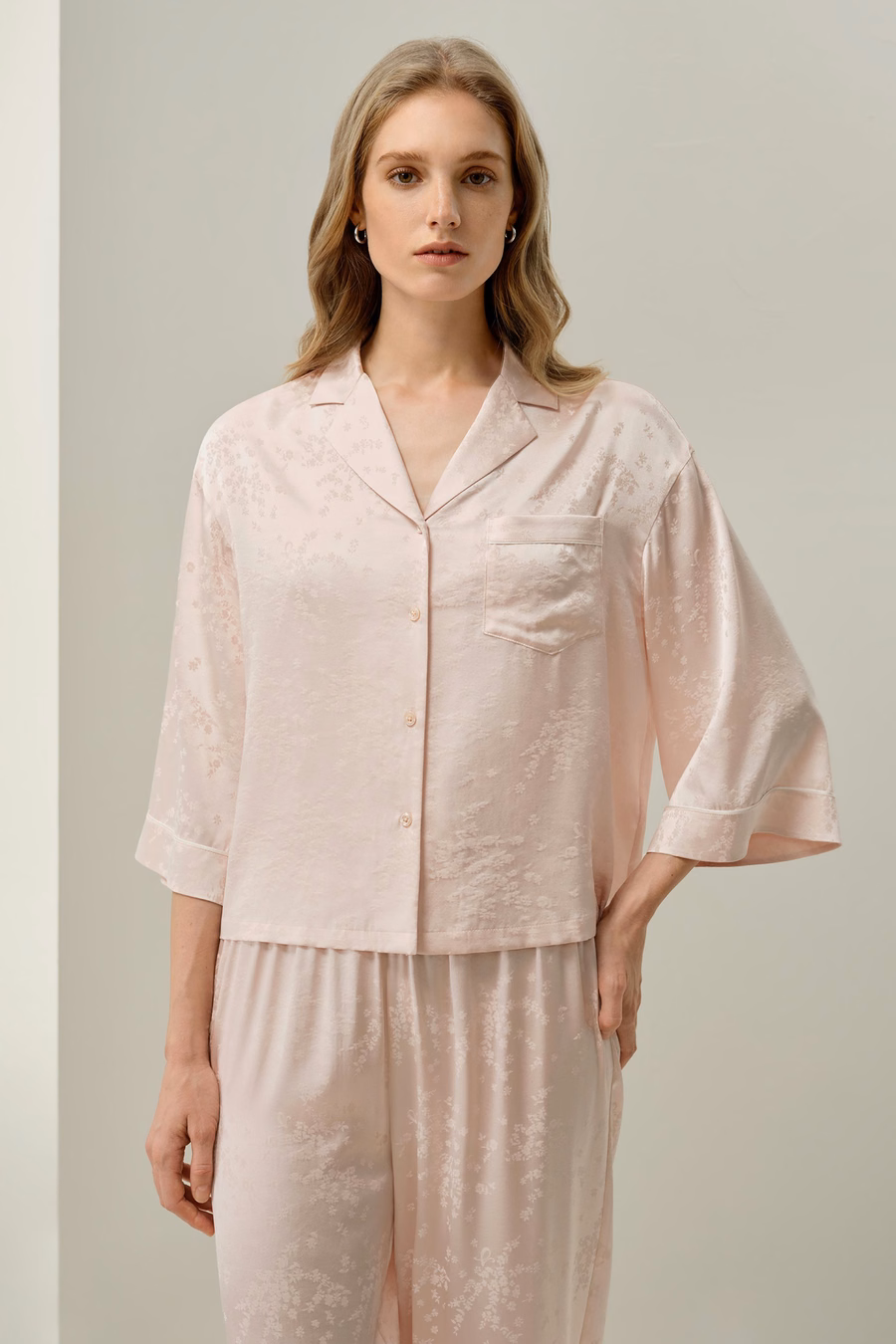 YING Jacquard-Schlafanzug-Set