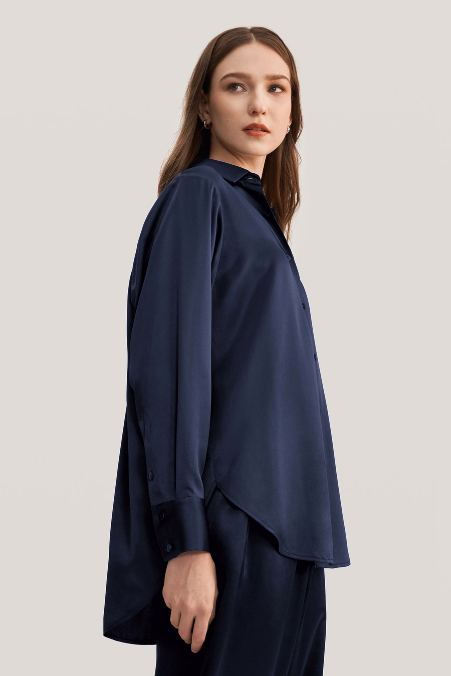 Viola Übergröße Seiden-Pyjama für Frauen