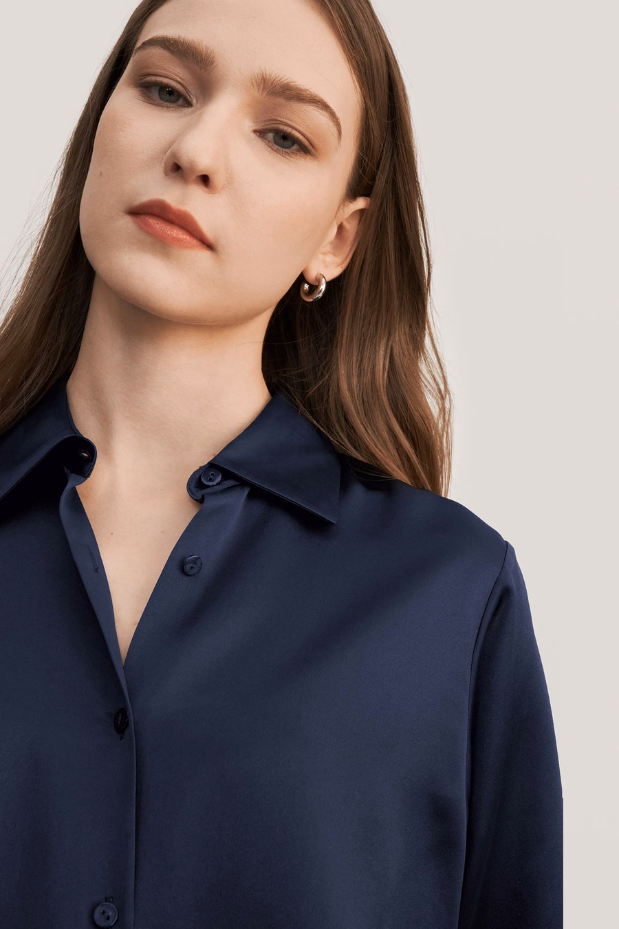 Viola Übergröße Seiden-Pyjama für Frauen