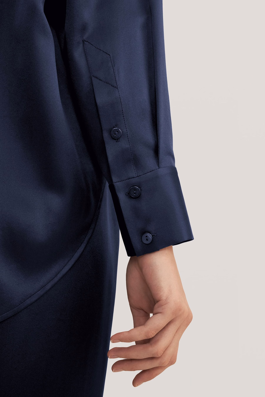 Viola Übergröße Seiden-Pyjama für Frauen
