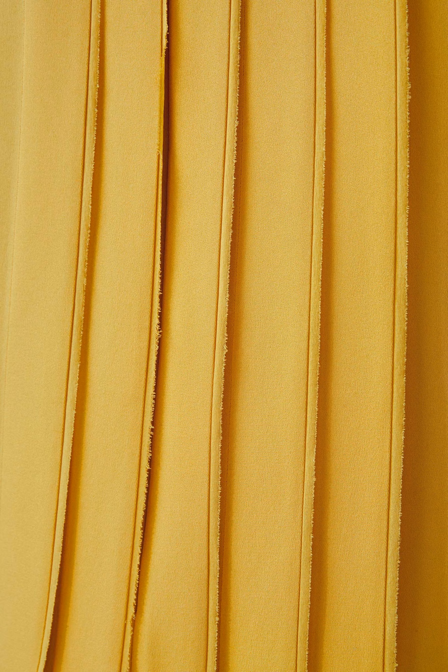Sleeveless accordion pleated silk dress