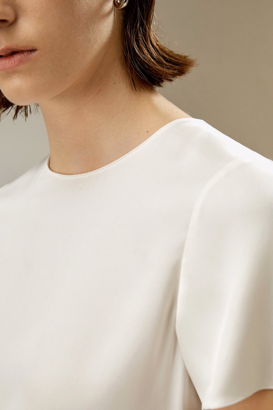 Basic Seiden-T-Shirt
