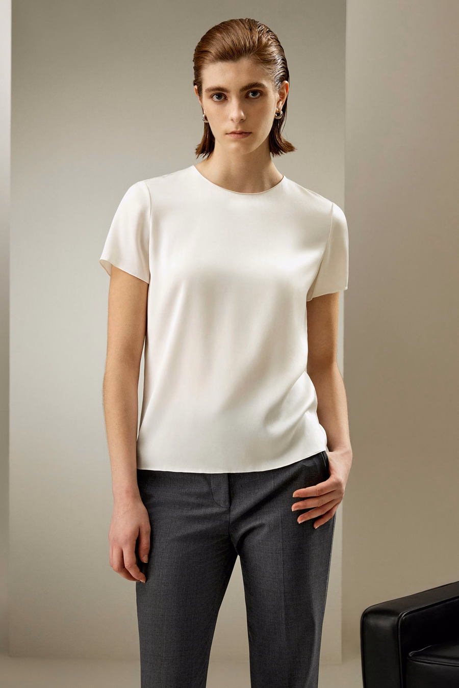 Basic Seiden-T-Shirt