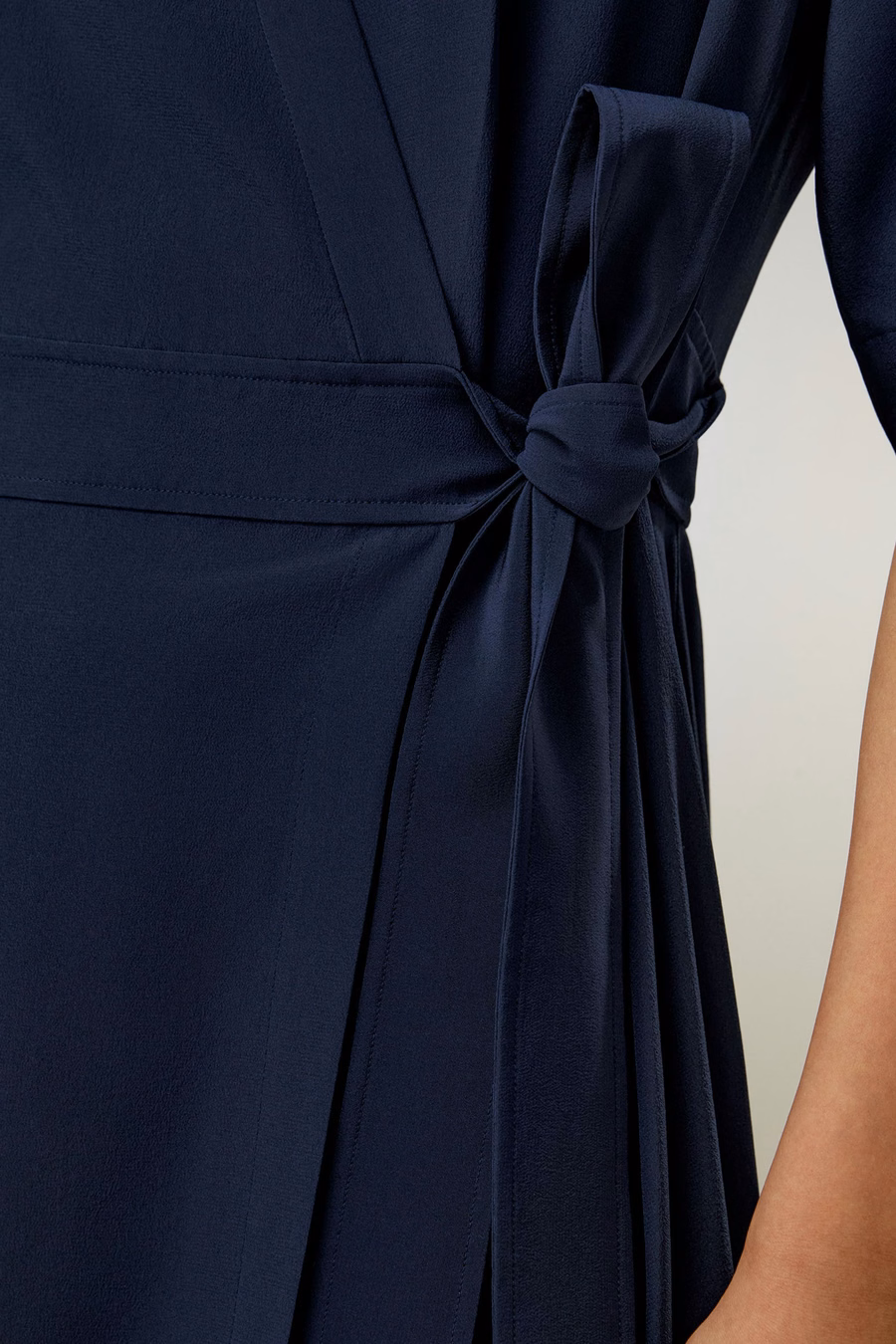 Front Tie Wrap Dress
