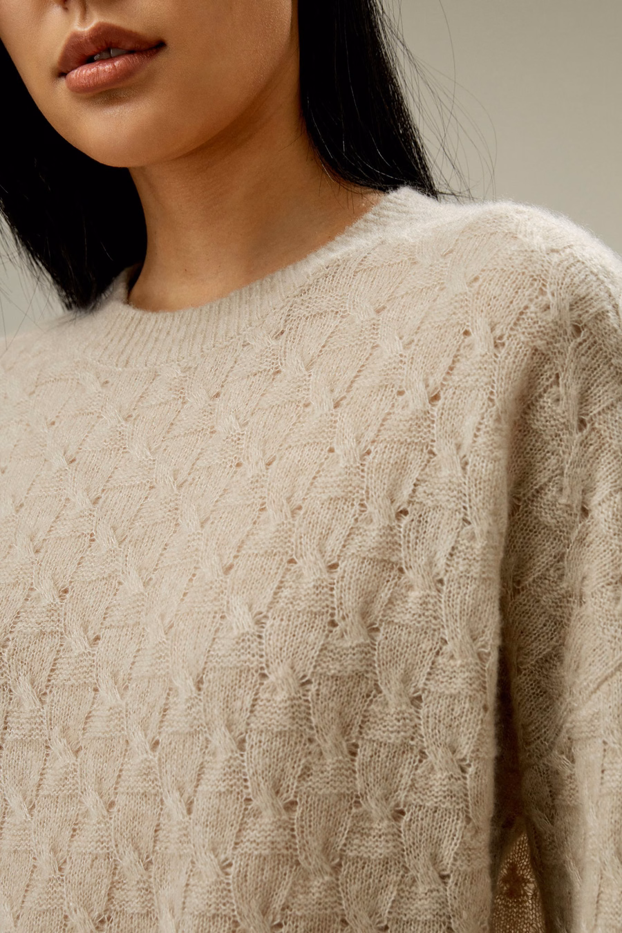 Seiden-Kaschmir-Mix-Pullover