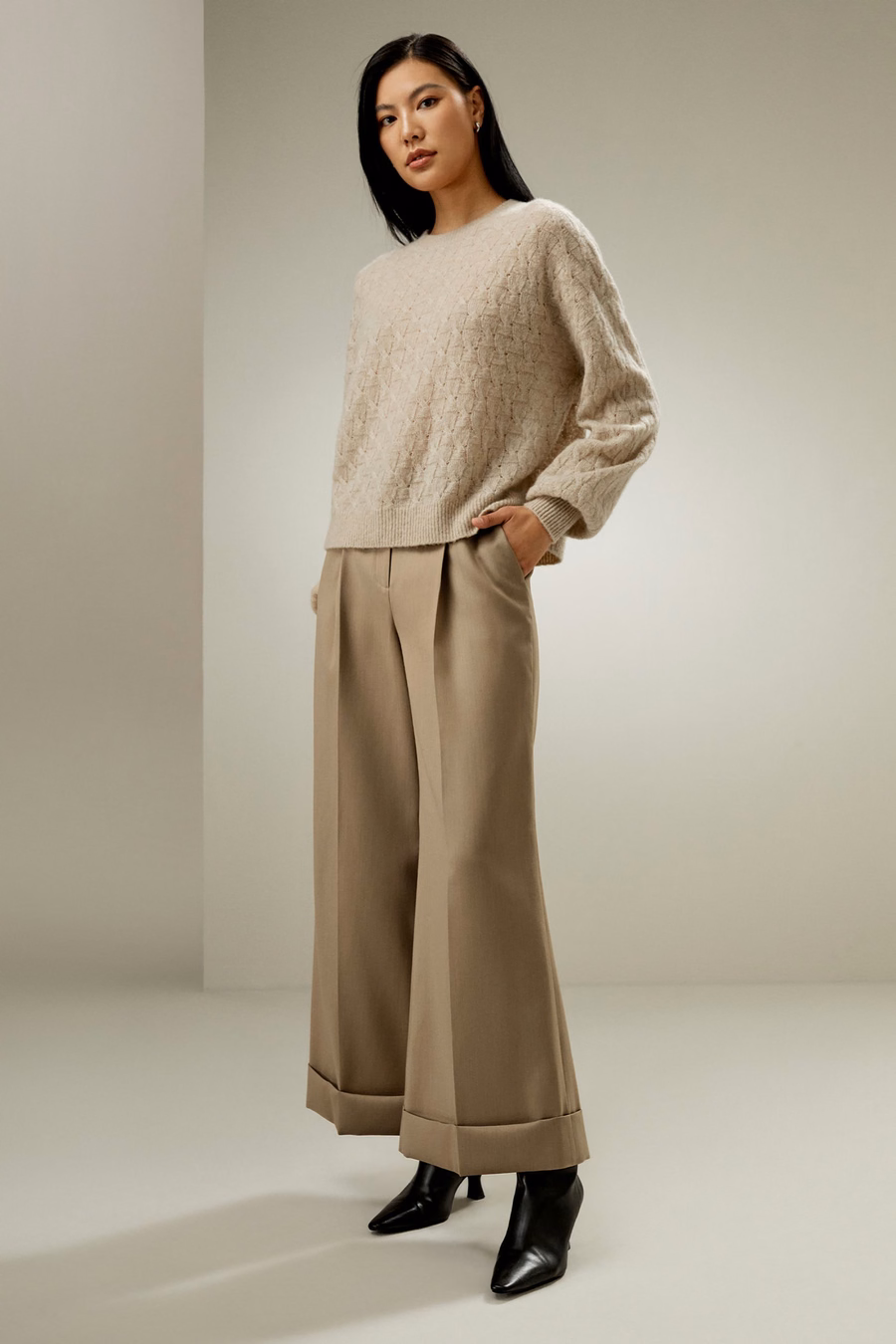 Seiden-Kaschmir-Mix-Pullover