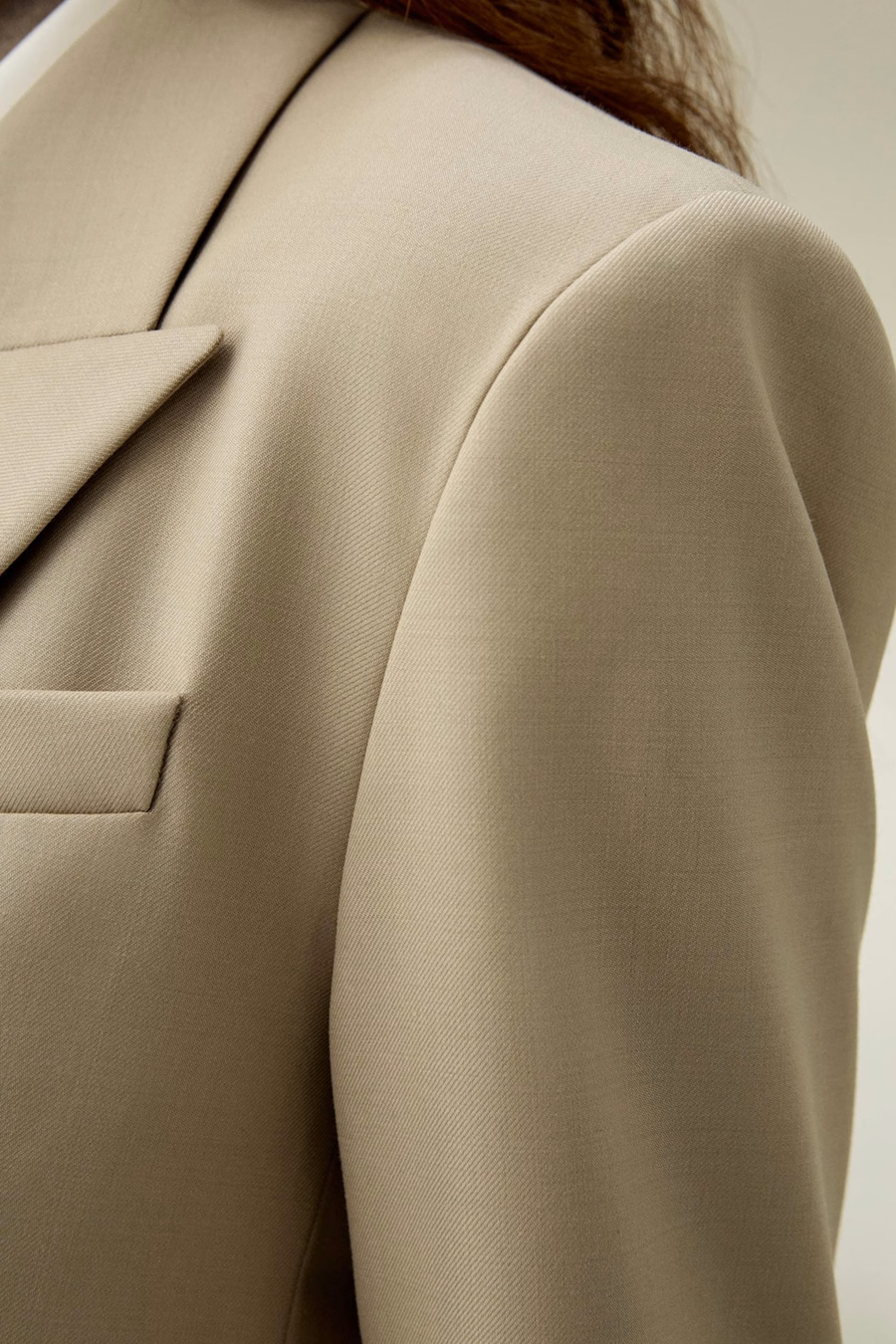 Moderner Schönheit Seidenwoll-Blazer
