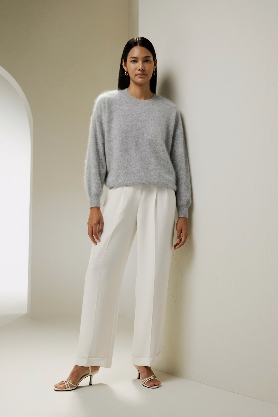 Gebrusht Kaschmir Pullover