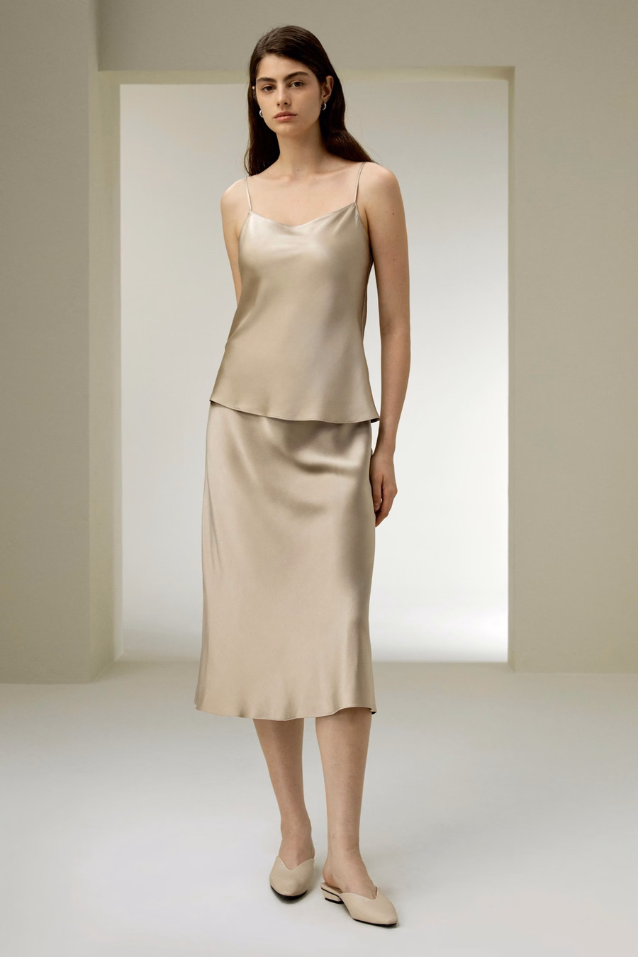 Double-Faced Seidencharmeuse Cami