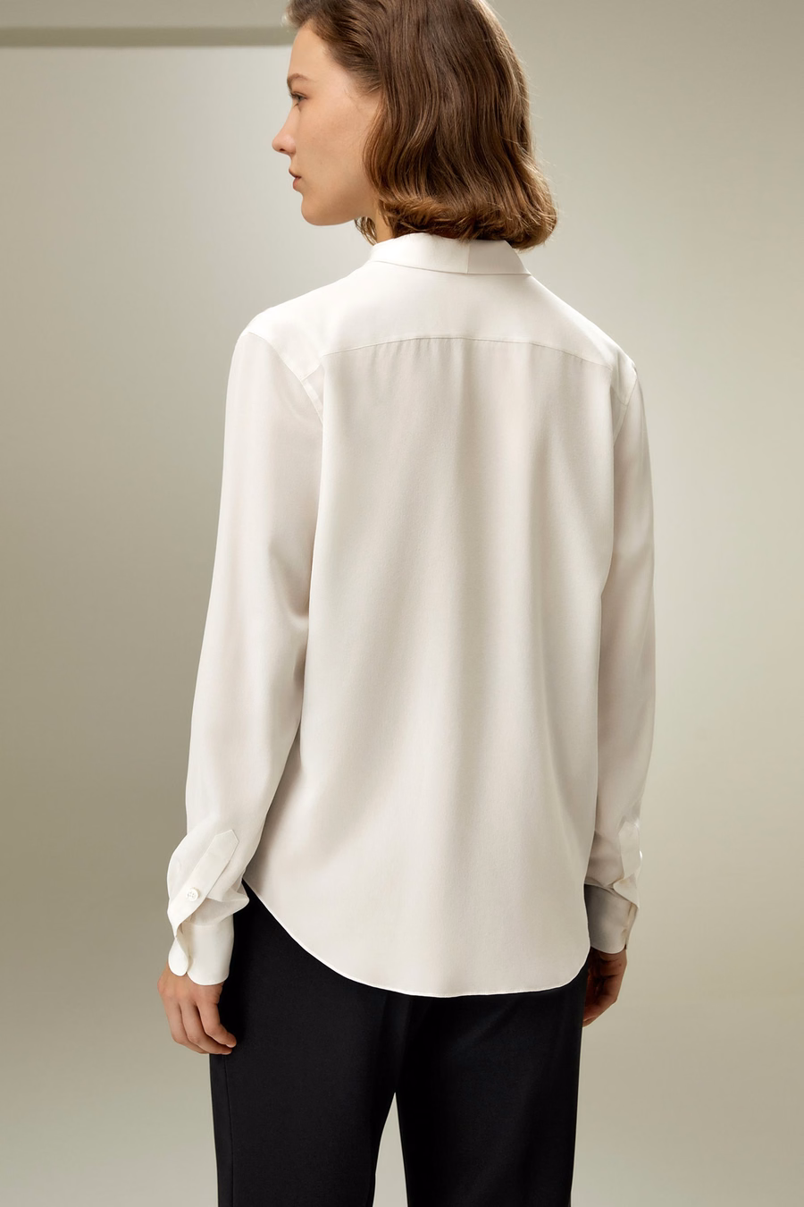 Seiden-Fliege-Bluse