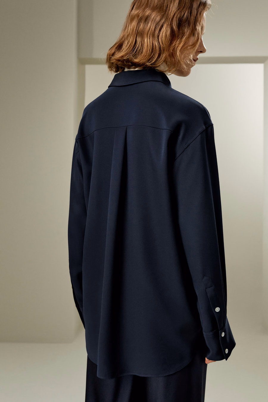 Das One Relaxed Fit Seidenhemd