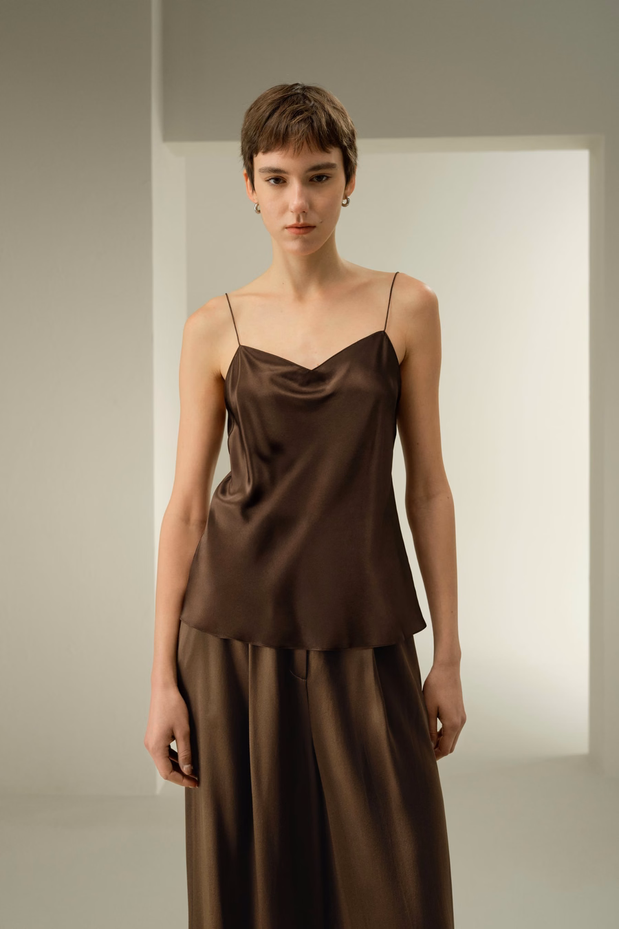 Chic Minimal Silk Cami