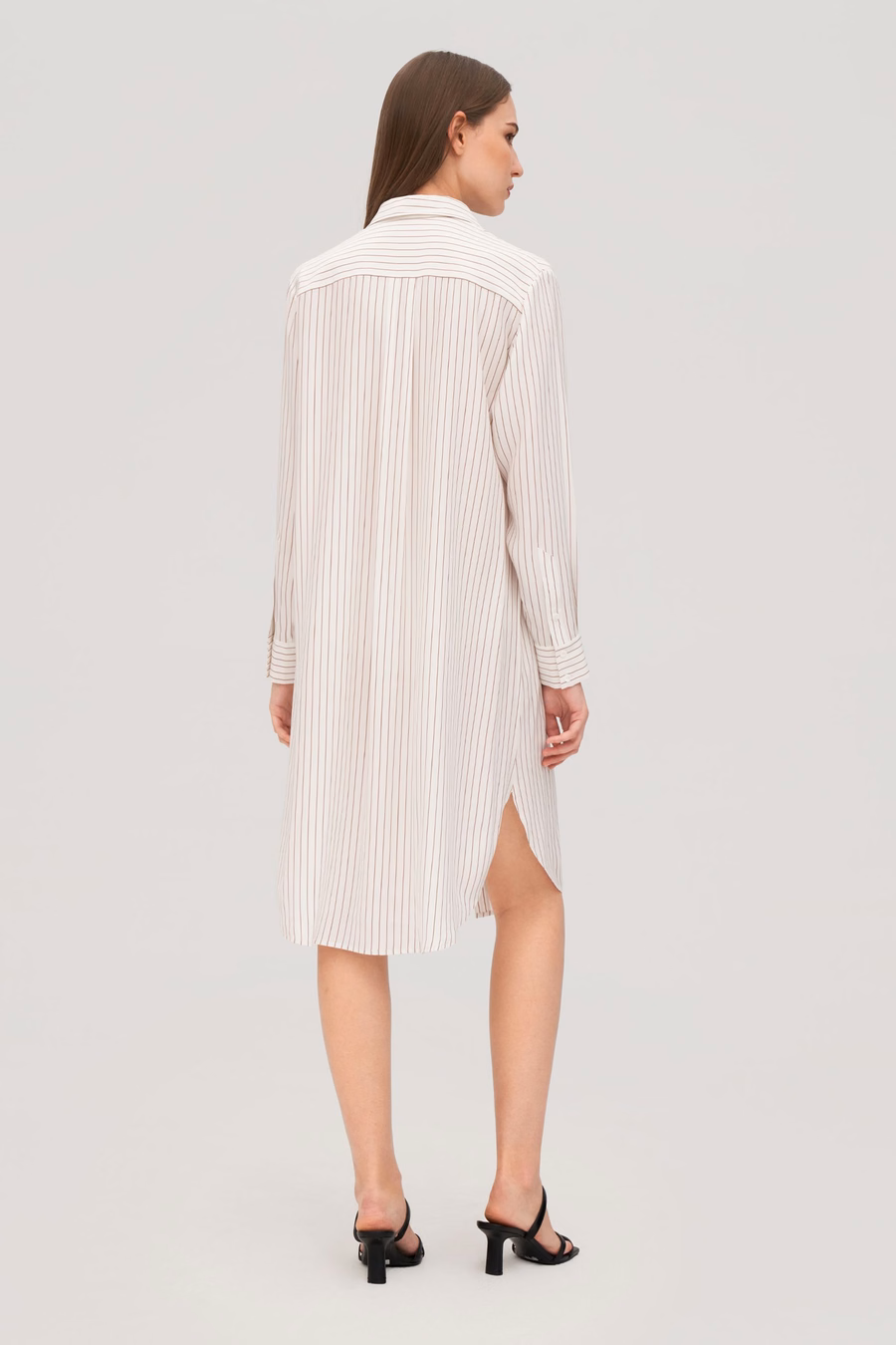 Gestreiftes Freesien-Hemdkleid