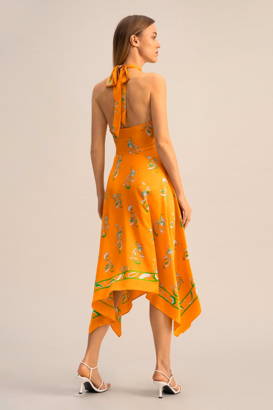 Frühling Walzer Taschentuch Kleid