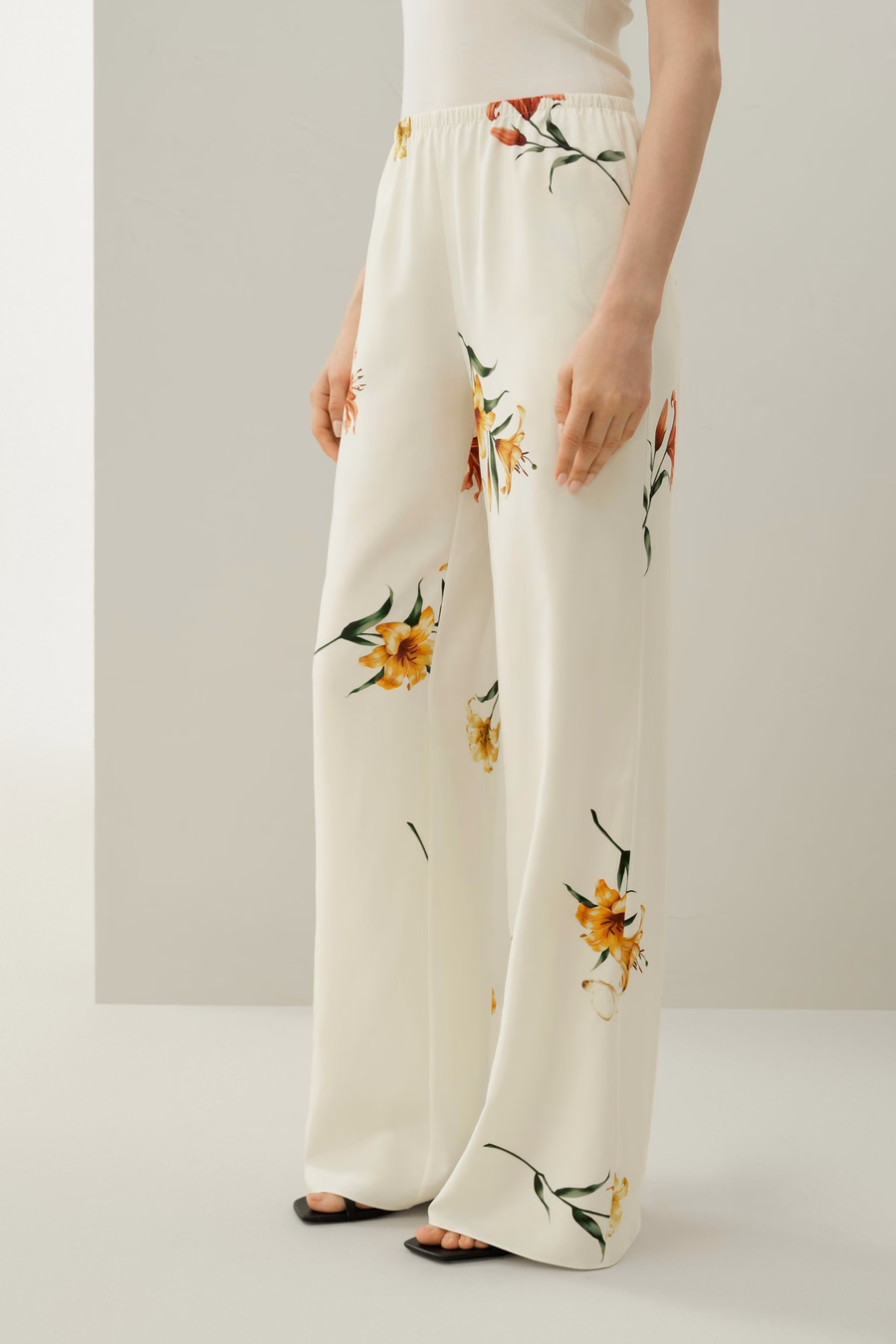 Lily Druck Seiden Pull-On Hose